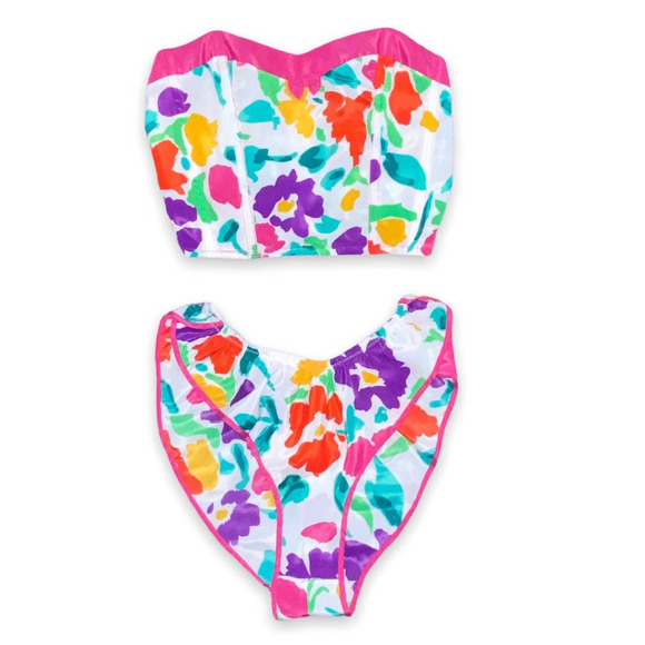 Christian Dior Other - VTG Christian Dior Corset Bustier Top Lingerie Boudoir Tap Panties Lounge Set